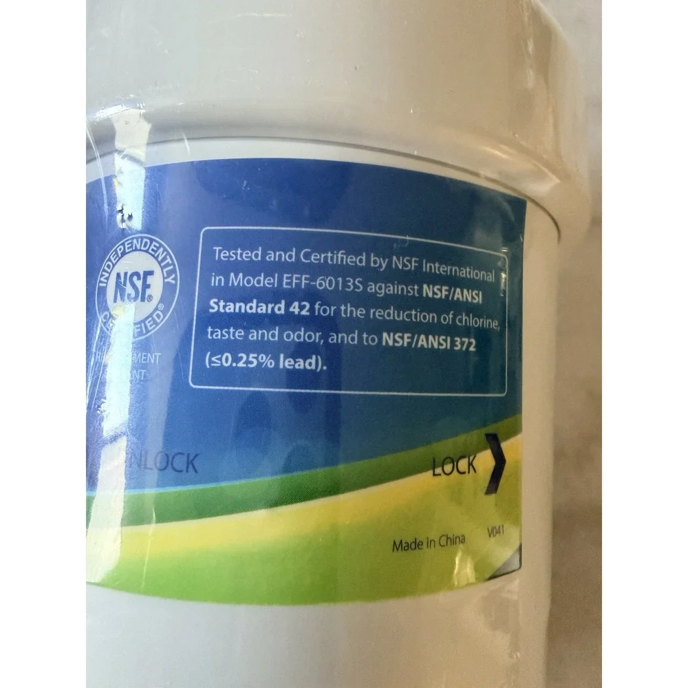 Lot of 2 Waterdrop WD-F13 Refrigerator Water Filter Cartridges For GE MWF Filter